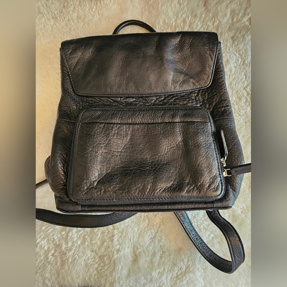 Mila Paoli Leather Backpack - NEW!
